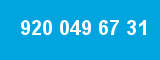 920 049 67 31